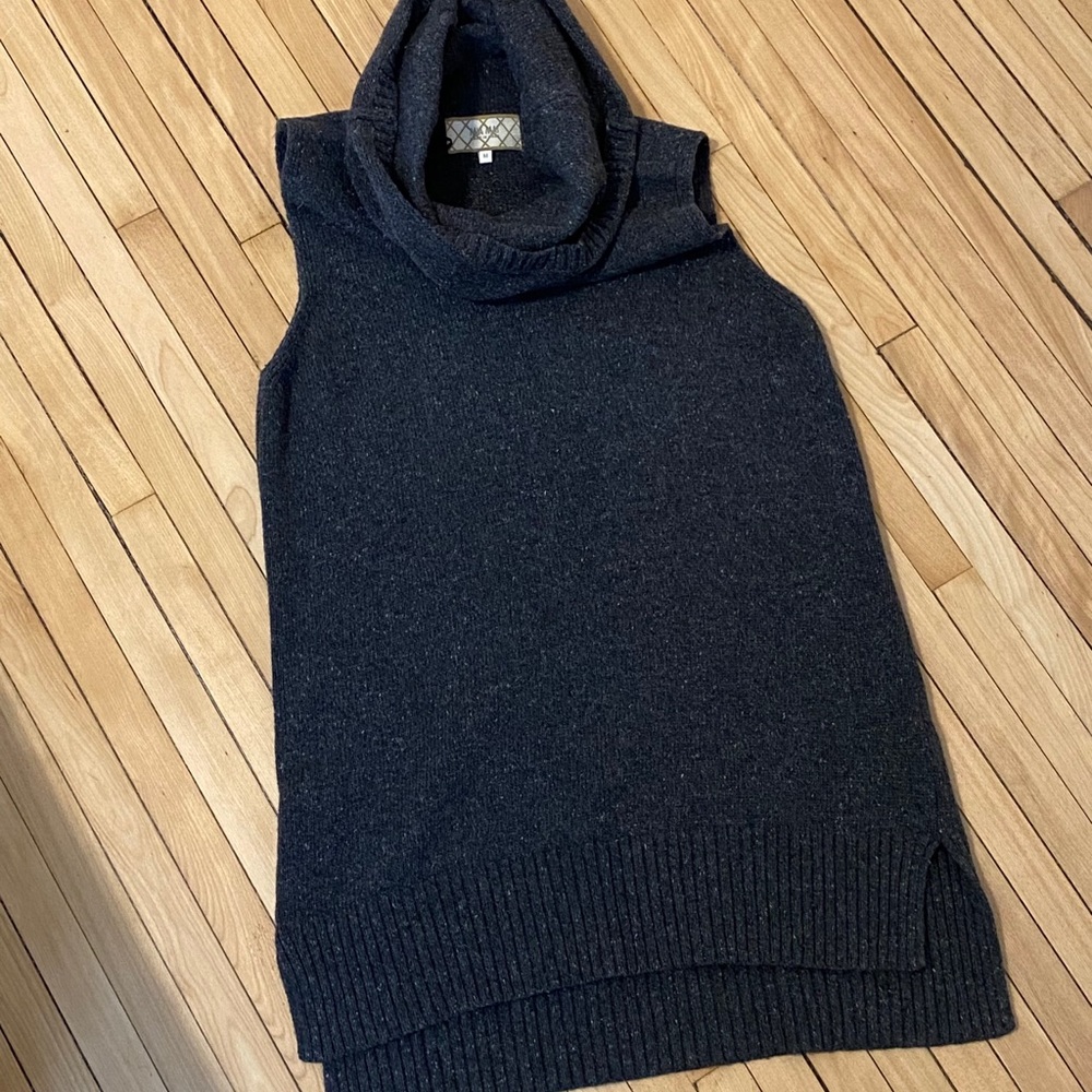 Grey sweater dress